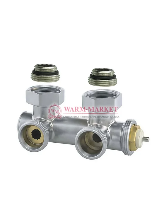 Узел термостатический угловой Hummel Designtechnik 3/4НРx1/2НР