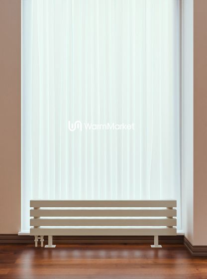 Bareng Livian ZN 1000 - напольный трубчатый радиатор шириной 1000 мм, нижнее левое подключение