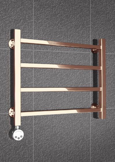 Quatro Bronze - бронзовый полотенцесушитель с квадратным профилем