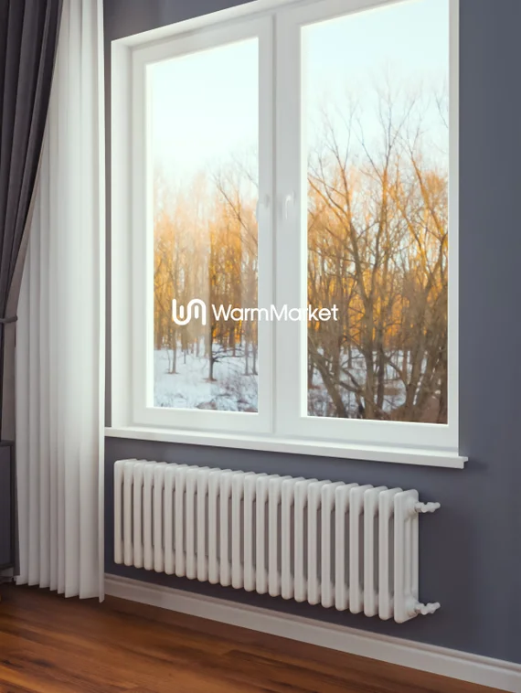 Bareng Softy 3040 - трехтрубный трубчатый радиатор высотой 400 мм, боковое подключение