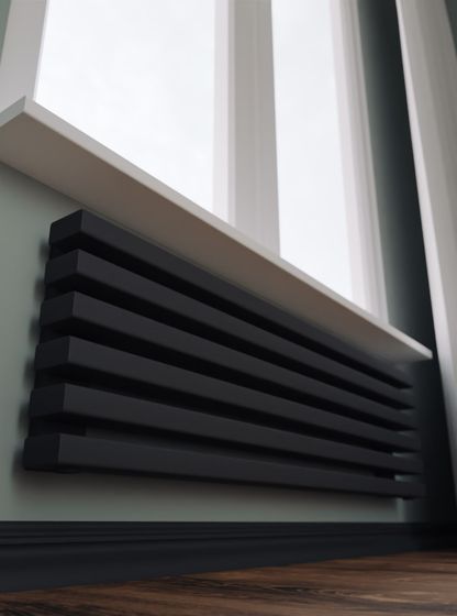 Bronto Plex Z - горизонтальный трубчатый радиатор шириной 700 мм, нижнее разнесенное подключение