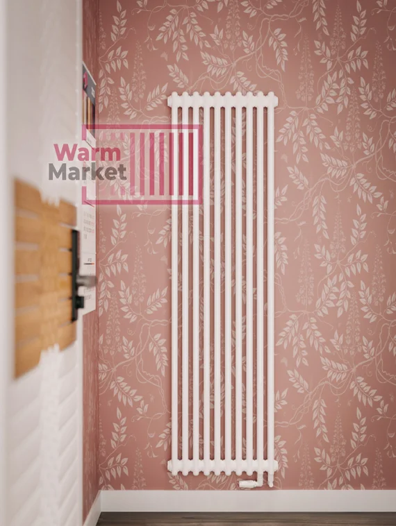 Трубчатый радиатор Solira 2140 N12 боковое подключение, белый (RAL 9016)