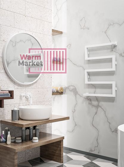 Axxinot Lurosa - змеевидный водяной дизайн полотенцесушитель из нержавеющей стали