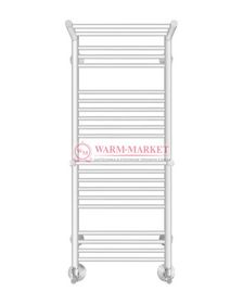 Аврора П20-2 - водяной полотенцесушитель с двумя полками, нижнее подключение, белый