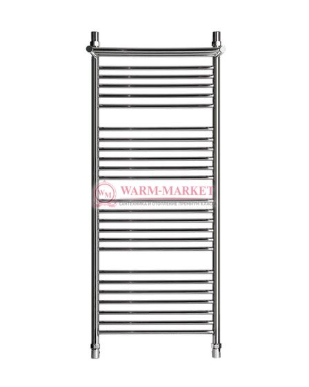 Bogema 4 (прямая) - водяной полотенцесушитель с полкой из нержавеющей стали