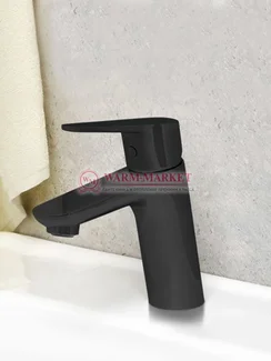 Смеситель для умывальника черный Lippe 4503-Bl