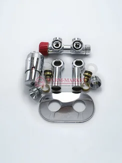 Узел нижнего подключения с термоголовкой Vario Term Twins All In