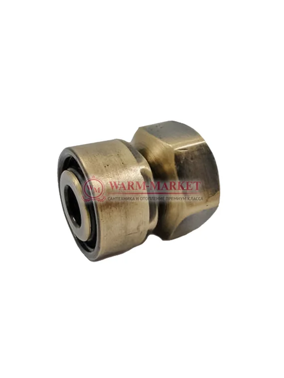 Резьбовое соединение для стальных труб GW M22x1,5 x GW 1/2 Золото