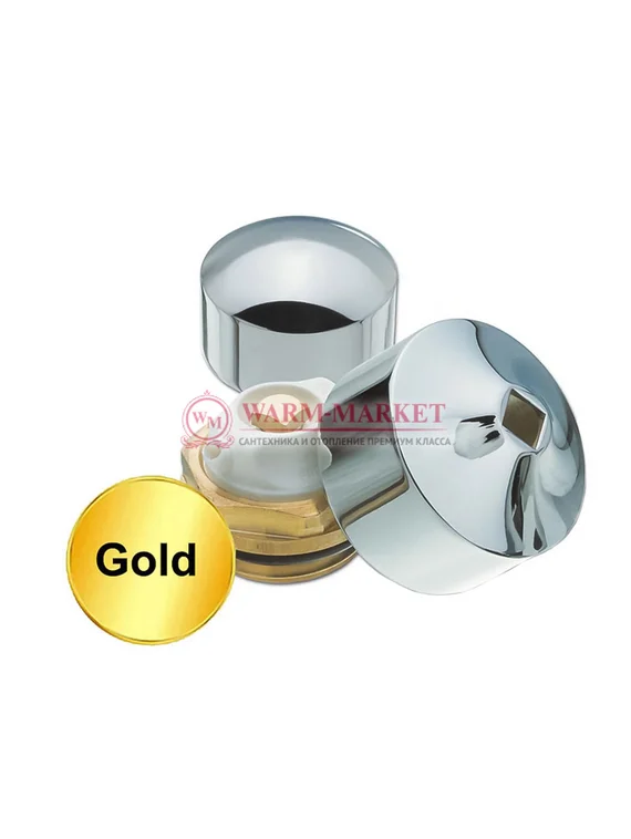 Набор Hummel - воздухоотводчик (кран Маевского), заглушка с декоративными колпачками Design 1/2"