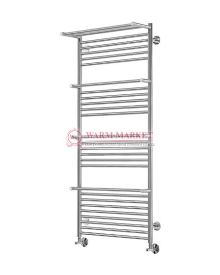 Аврора П27-4 - электрический полотенцесушитель с полками, цвет золото