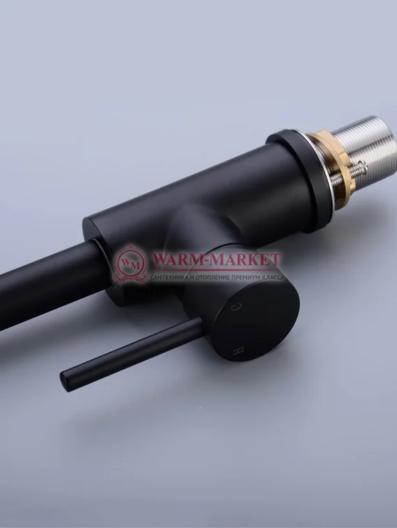 Смеситель для кухни Warmer Black Line 250140