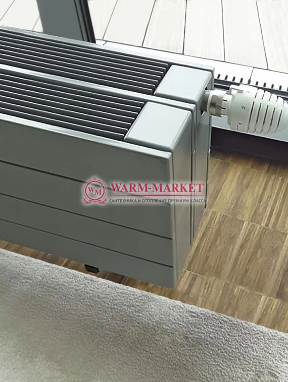 NARBONNE VT 22 – низкий конвектор высотой 214 мм с нижним подключением