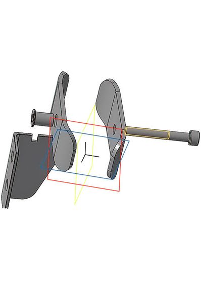 Монтажный набор для установки  трубчатых радиаторов (4 точки крепления).