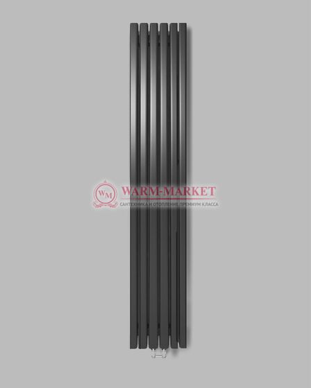 Steel V 40х40 2500 - вертикальный трубчатый дизайн-радиатор, 10 секций