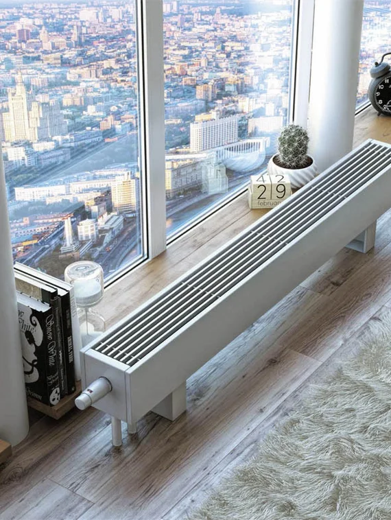 Конвектор Varmann MiniKon Комфорт 235х80 мм напольного и настенного монтажа