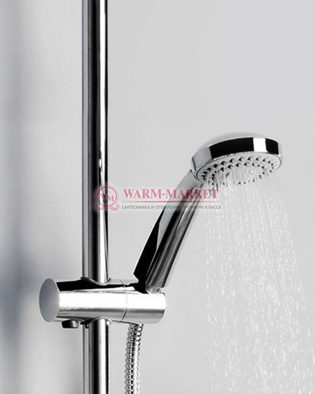 Душевой комплект с термостатическим смесителем черный A13302-Bl Thermo