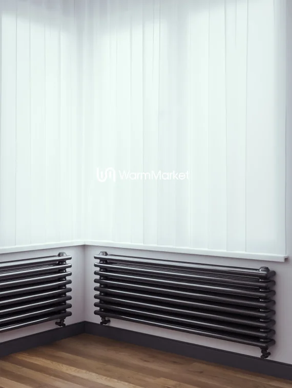 Bareng Softy Z 3150 - трехтрубный трубчатый радиатор шириной 1500 мм, нижнее разнесенное подключение