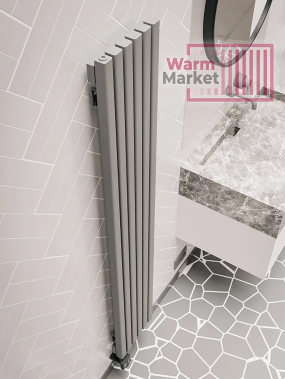 Axxinot Fortalla 40х40 VE - вертикальный электрический радиатор высотой 1000 мм, 8 секций