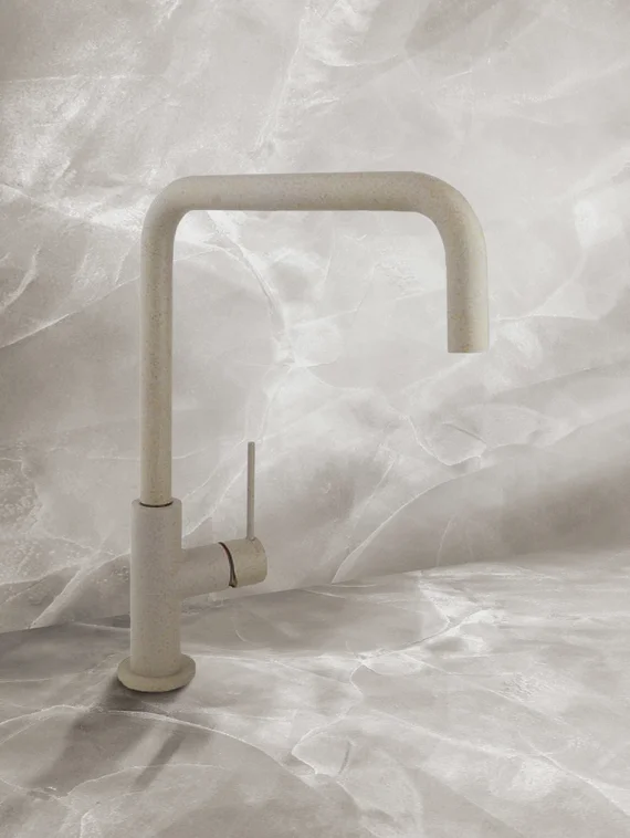 Timo Saona Shampagne - однорычажный смеситель для кухонной мойки