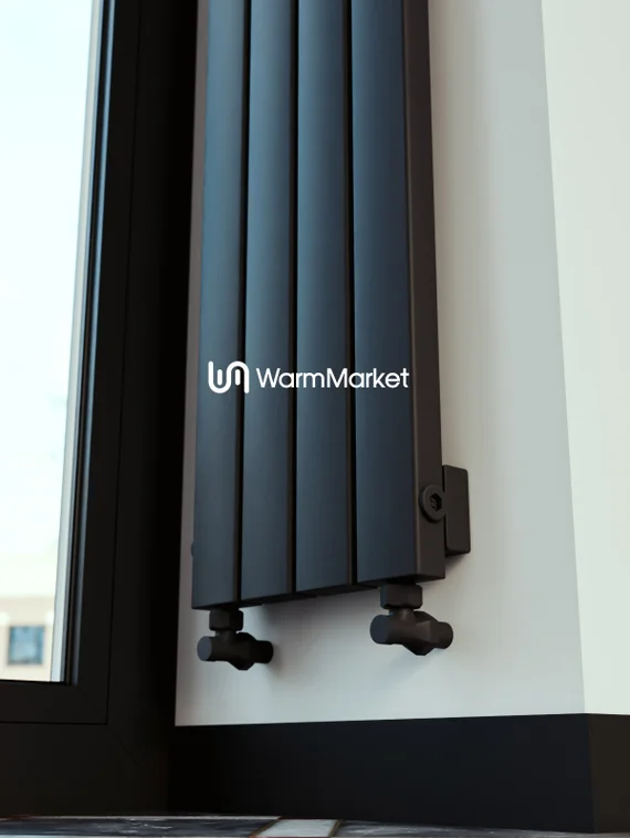 Bareng Temper V 2250 - вертикальный трубчатый радиатор высотой 2250 мм, нижнее разнесенное подключение