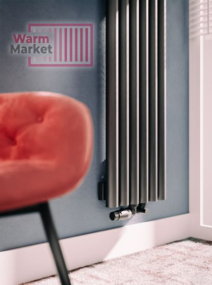 Axxinot Mono 42 V - вертикальный водяной радиатор высотой 1500 мм, 8 секций