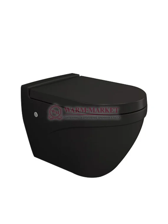 Унитаз подвесной Bocchi Taormina черный матовый