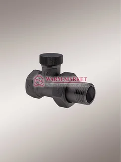 Узел запорный Hummel прямой ¾, черный