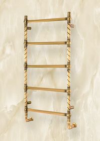 Garsia Bazel - полотенцесушитель в стиле ретро состаренная бронза