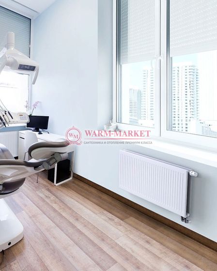 Радиатор панельный Royal Thermo Ventil Hygiene 10 Bianco Traffico с нижним подключением