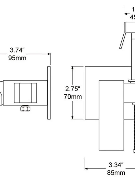 Комплект гигиенического душа Warmer Black Line 909585