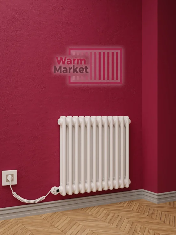 Axxinot Sentir Electric 2057 - электрический двухтрубный трубчатый радиатор высотой 570мм