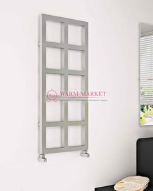 Дизайнерский полотенцесушитель из матовой полированной нержавеющей стали Piazze Carisa