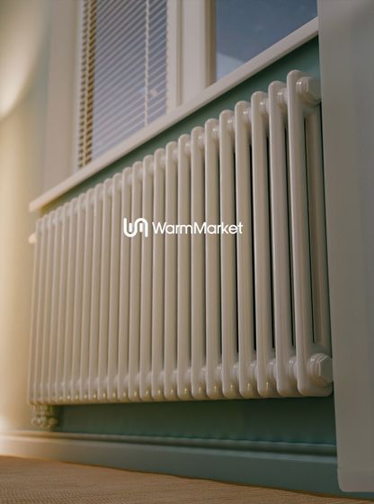 Bareng Softy 2060 - двухтрубный трубчатый радиатор высотой 600 мм, нижнее подключение с термостатикой