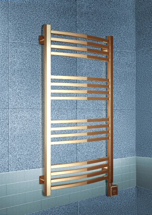 Arkus Bronze E - бронзовый электрический полотенцесушитель с квадратным профилем | Фото