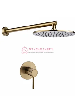 Комплект для душа Warmer Bronze Line 400300-10D