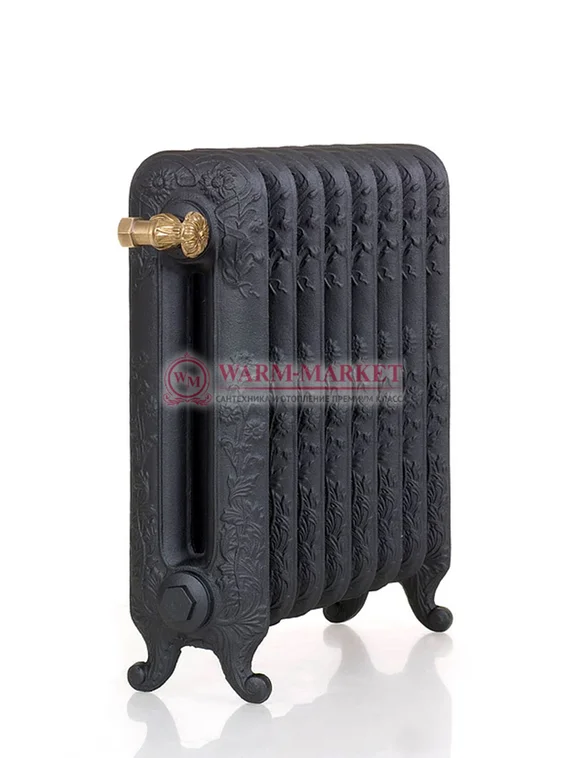 Guratec Diana 590/05 AntikSchwarz - чугунный дизайн радиатор