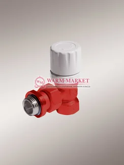 Purmo вентиль термостатический угловой ½ МТВ 131 красный