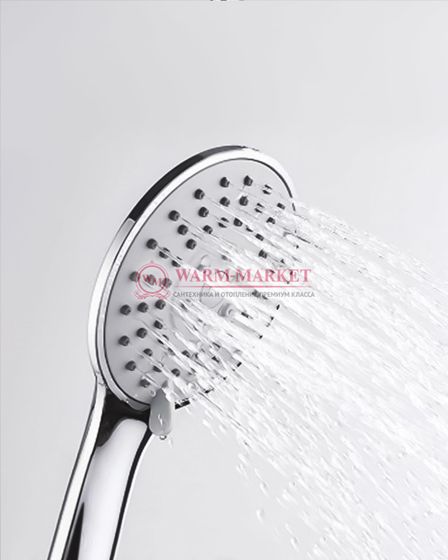 Встраиваемый комплект для душа с верхней душевой насадкой и лейкой черный A14229-Bl