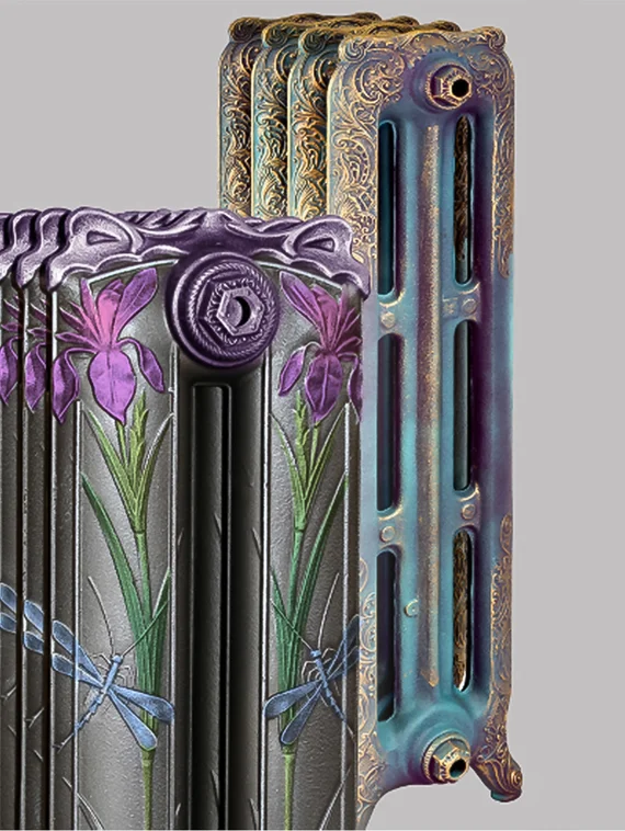 Декорирование чугунных дизайн радиаторов Retro Style