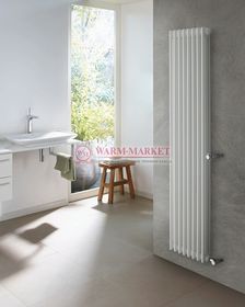 Вертикальный трубчатый радиатор Zehnder 1800 мм высотой, четырехтрубный №1270 боковое подключение