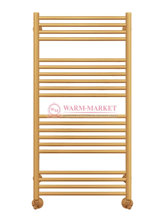 Аврора П20-3 - водяной полотенцесушитель, нижнее подключение, цвет бронза