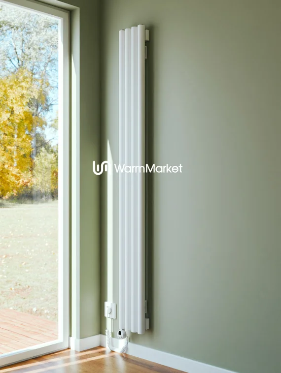 Bareng Monte VE 1000 - вертикальный электрический трубчатый радиатор высотой 1000 мм