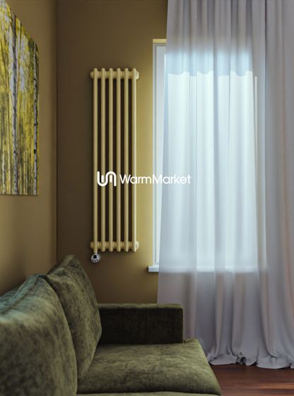 Bareng Softy Electric 2120 - электрический вертикальный двухтрубный трубчатый радиатор высотой 1200 мм