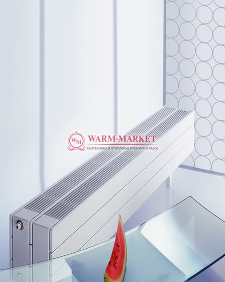 NARBONNE 23 142 – низкий конвектор высотой 142 мм с боковым подключением4