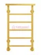 Контур П6-2 - электрический полотенцесушитель с полкой, цвет золото