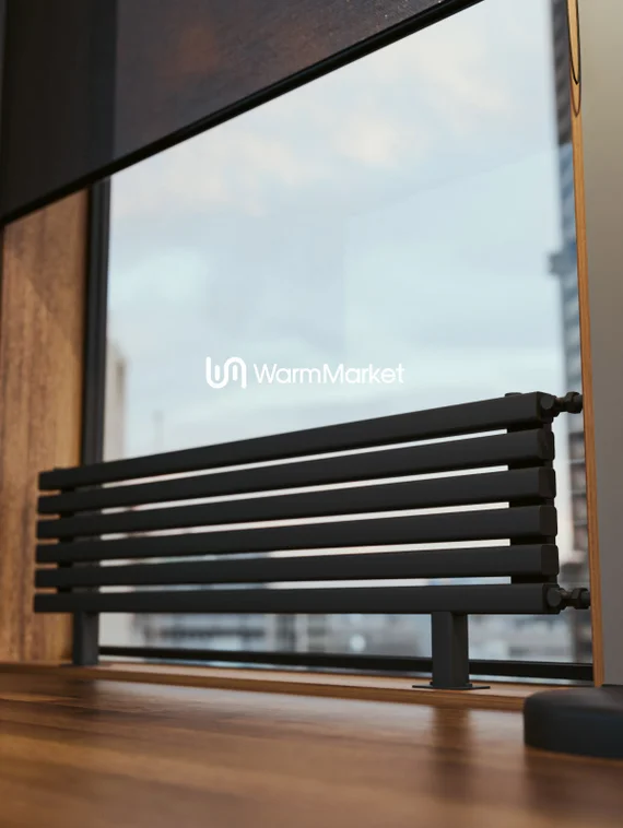 Bareng Tipe ZN 600 - напольный трубчатый радиатор шириной 600 мм, боковое подключение