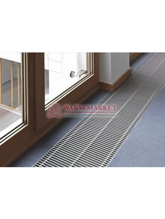 Внутрипольный конвектор Katherm QL с системой вентиляции