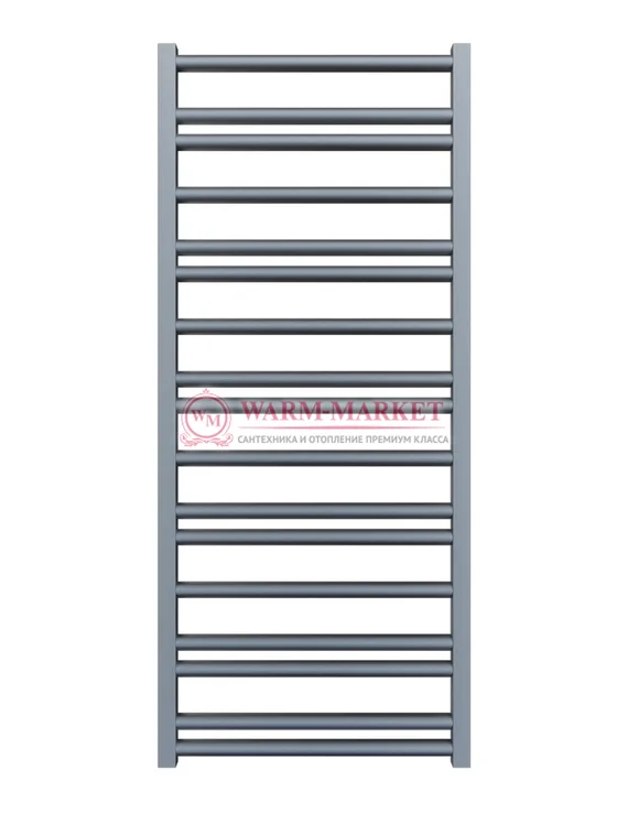 Mandarino Tubo 500х1200 - цветной полотенцесушитель из анодированного алюминия, модель 17/20