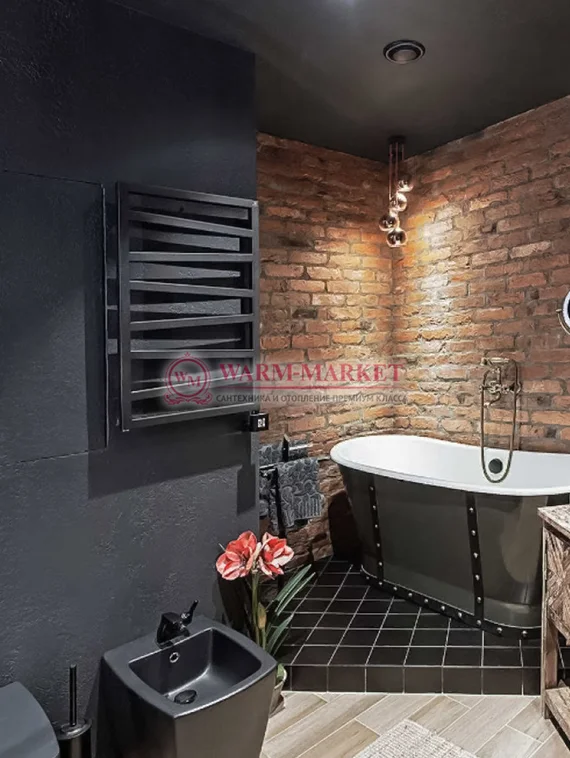 Quadro Zigzag QZ4 - электрический дизайн-полотенцесушитель с терморегулятором