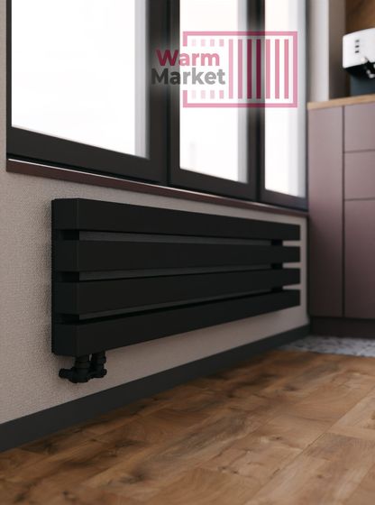 Axxinot Verde 60х60 Z - горизонтальный радиатор шириной 1250 мм, 2 секции